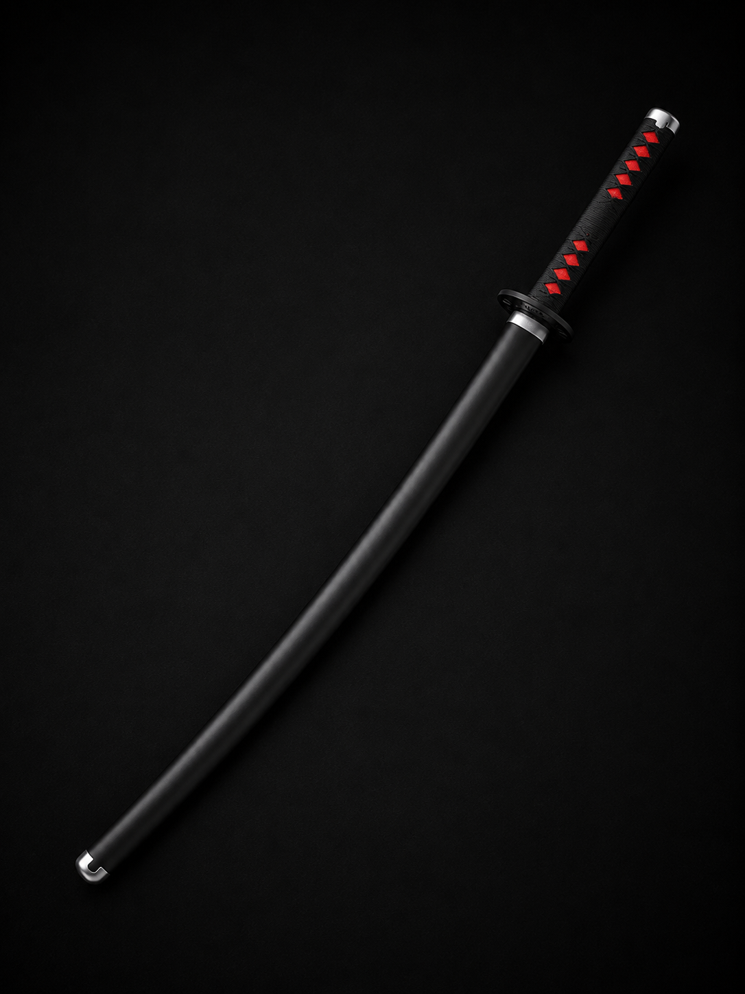 Tanjiro Kamado Black Wooden Katana (100cm)