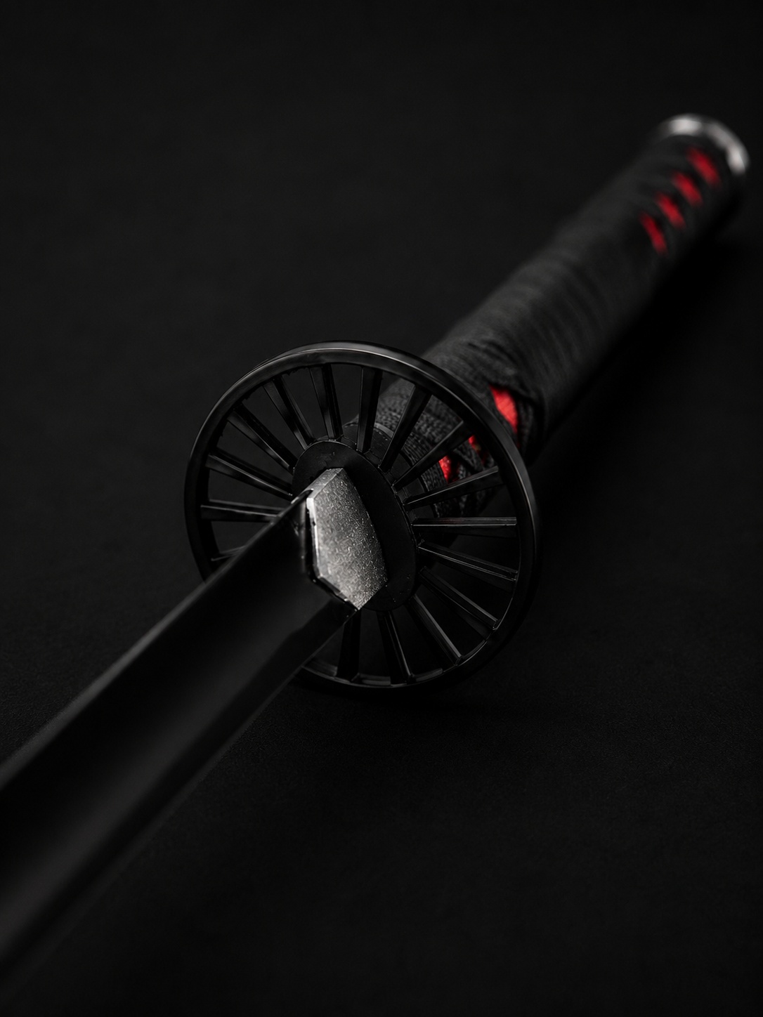 Tanjiro Kamado Black Wooden Katana (100cm)