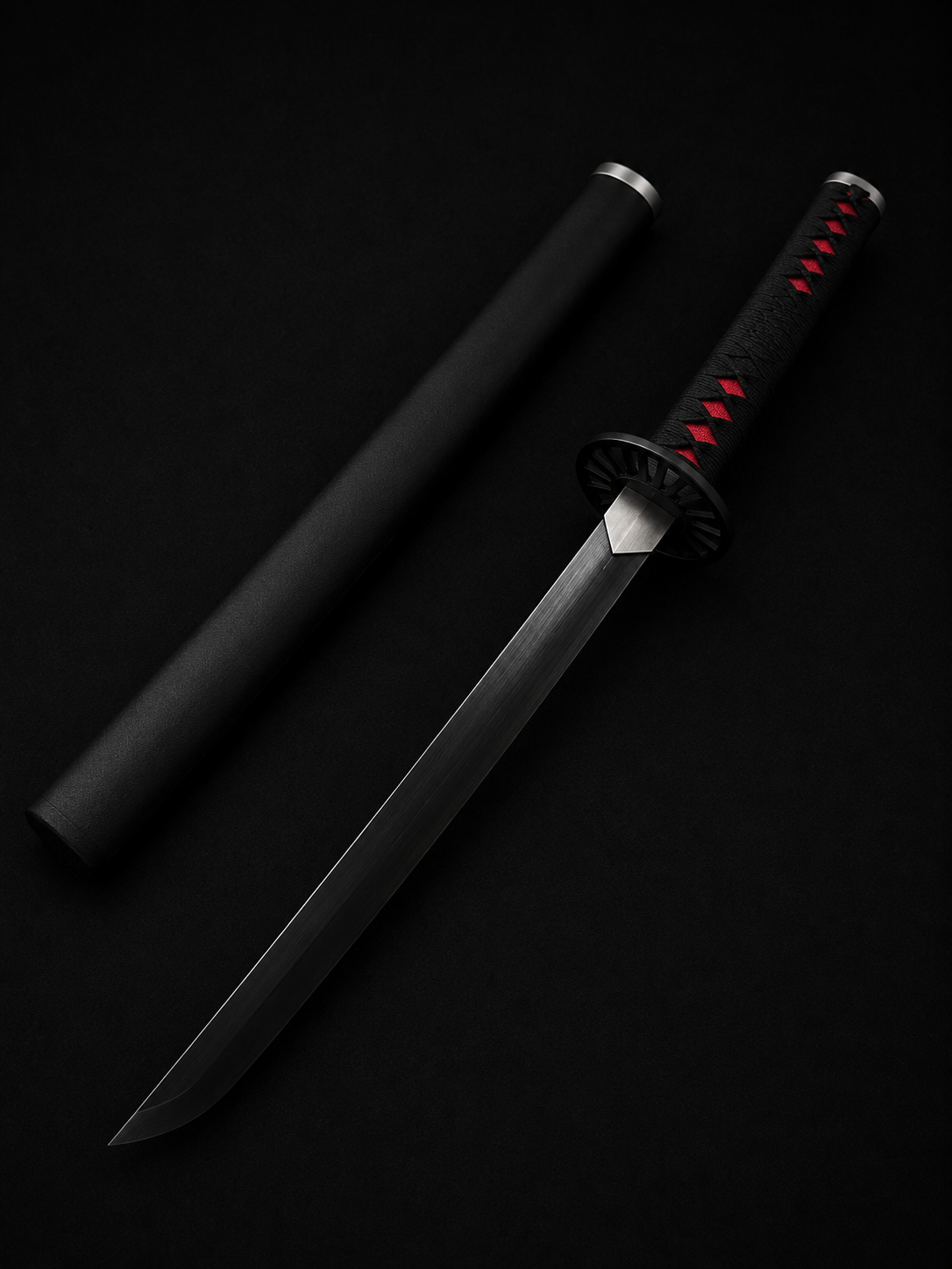 Tanjiro Kamado Black Wooden Katana (100cm)