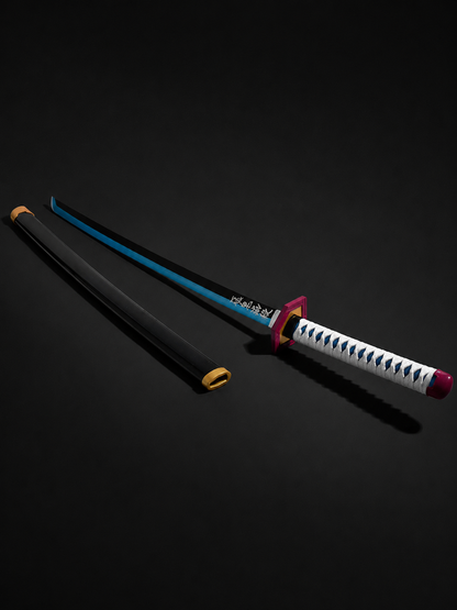 Demon Slayer Giyu Tomioka (100cm Life-Size) Wooden Katana