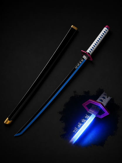 Demon Slayer Giyu Tomioka (100cm Life-Size) Wooden Katana